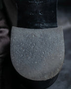 "GUCCI" Horsebit motif square toe heeled loafers