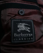 "Burberrys" Peaked lapel designed single 3B tailored jacket setup
