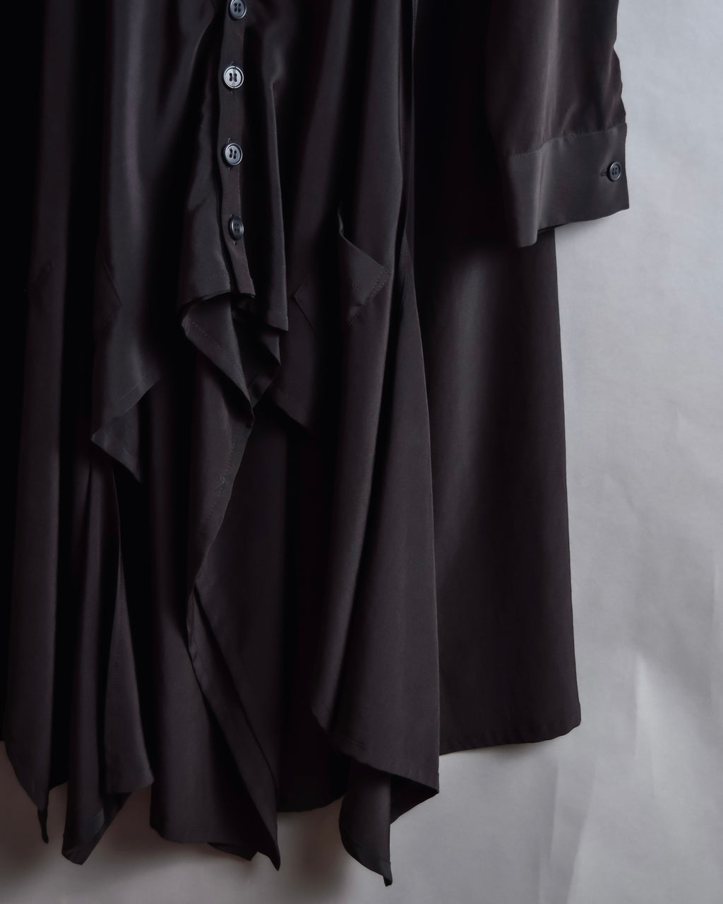 "LIMI feu" Draped asymmetric layered rayon dress