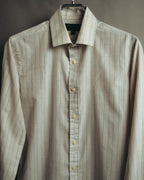 "Yves Saint Laurent" 70's Classic checked dress shirt