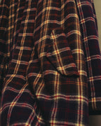“sacai” 2010's Tartan wool cashmere padded hybrid coat