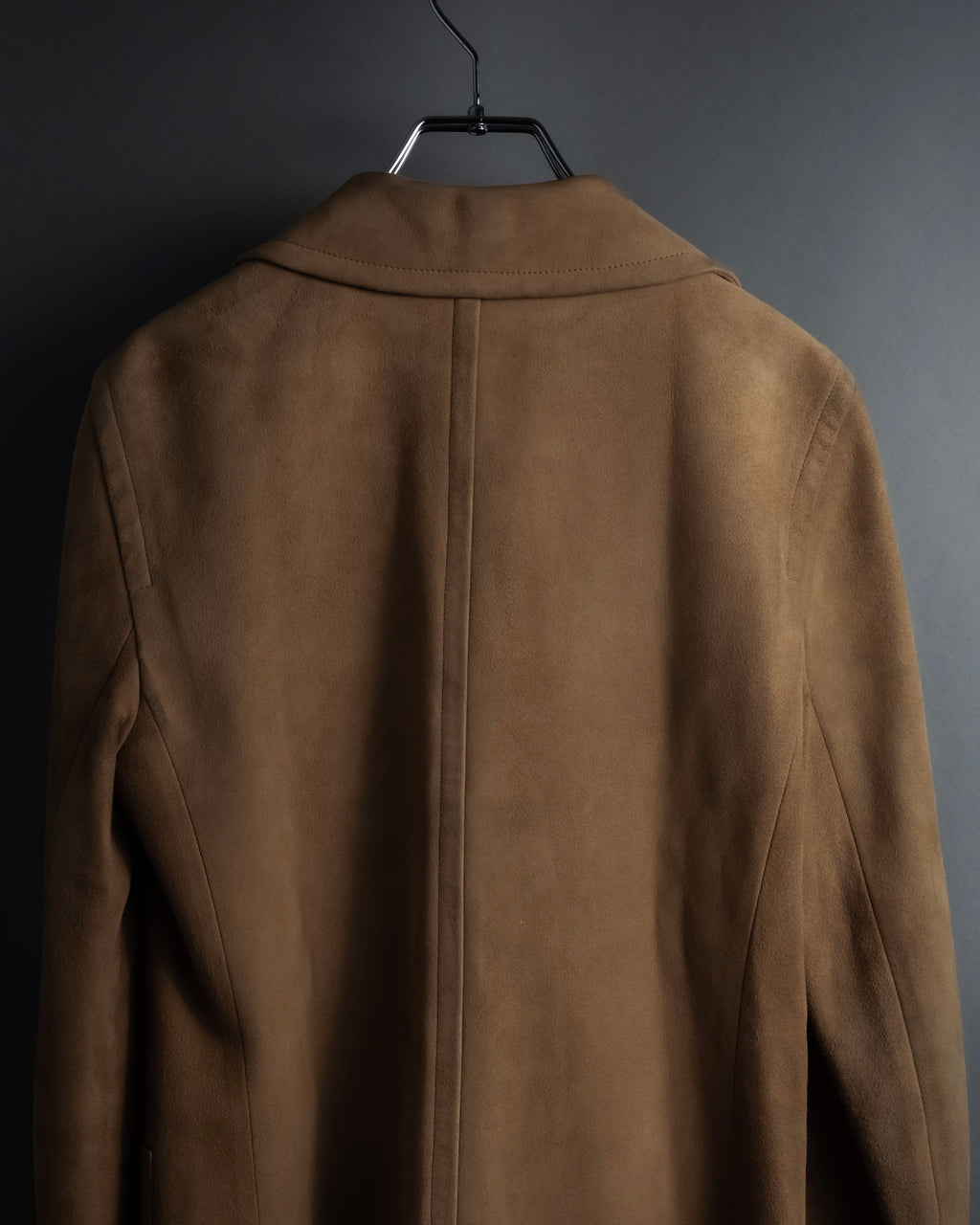 "CELINE" Relaxing design suede leather jacket