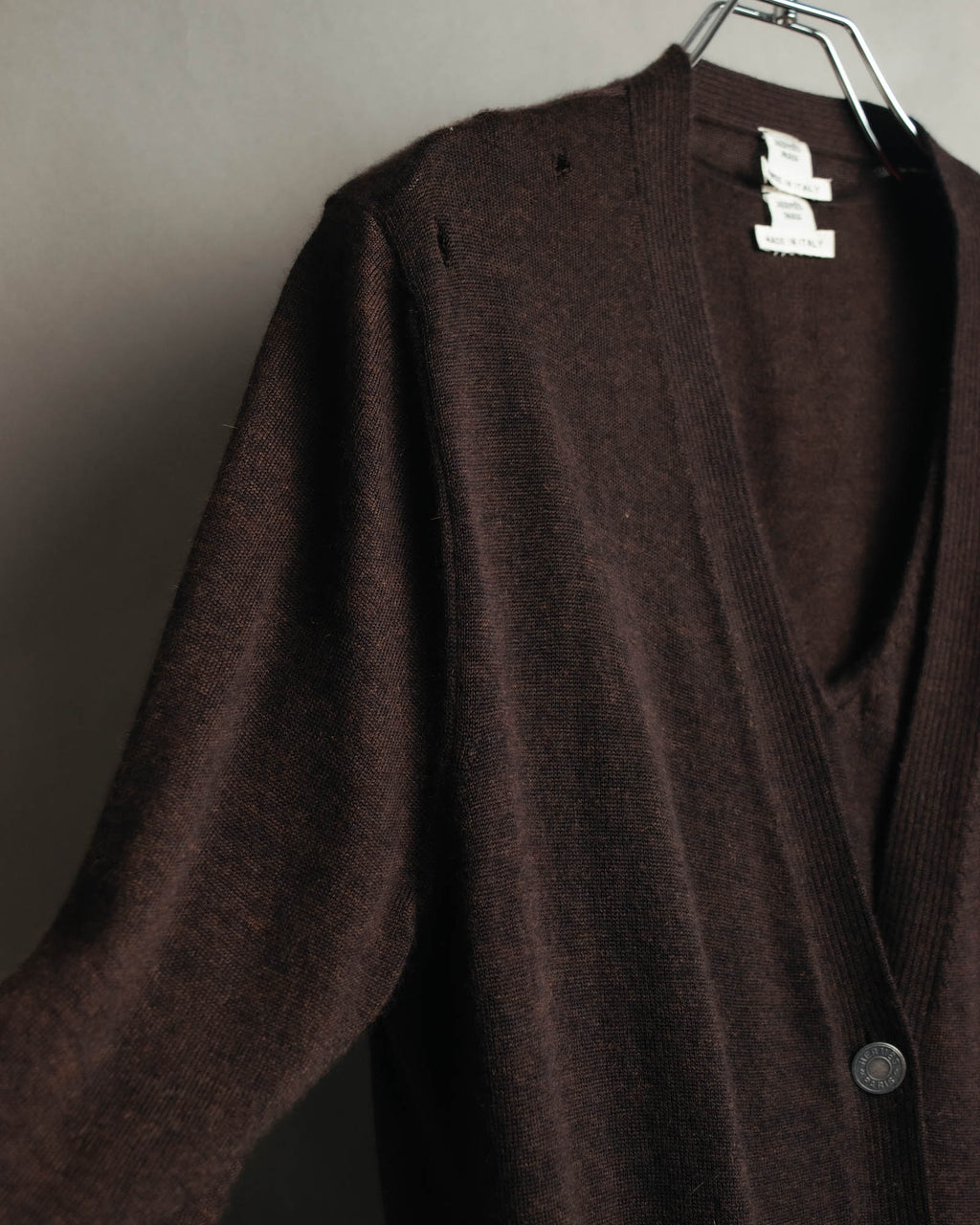 -SPECIAL- “HERMES” 00’s Cashmere cardigan and sleeveless knit twin set