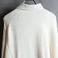 "ALEXANDER WANG" Asymmetrical tilden design knit switching sweater