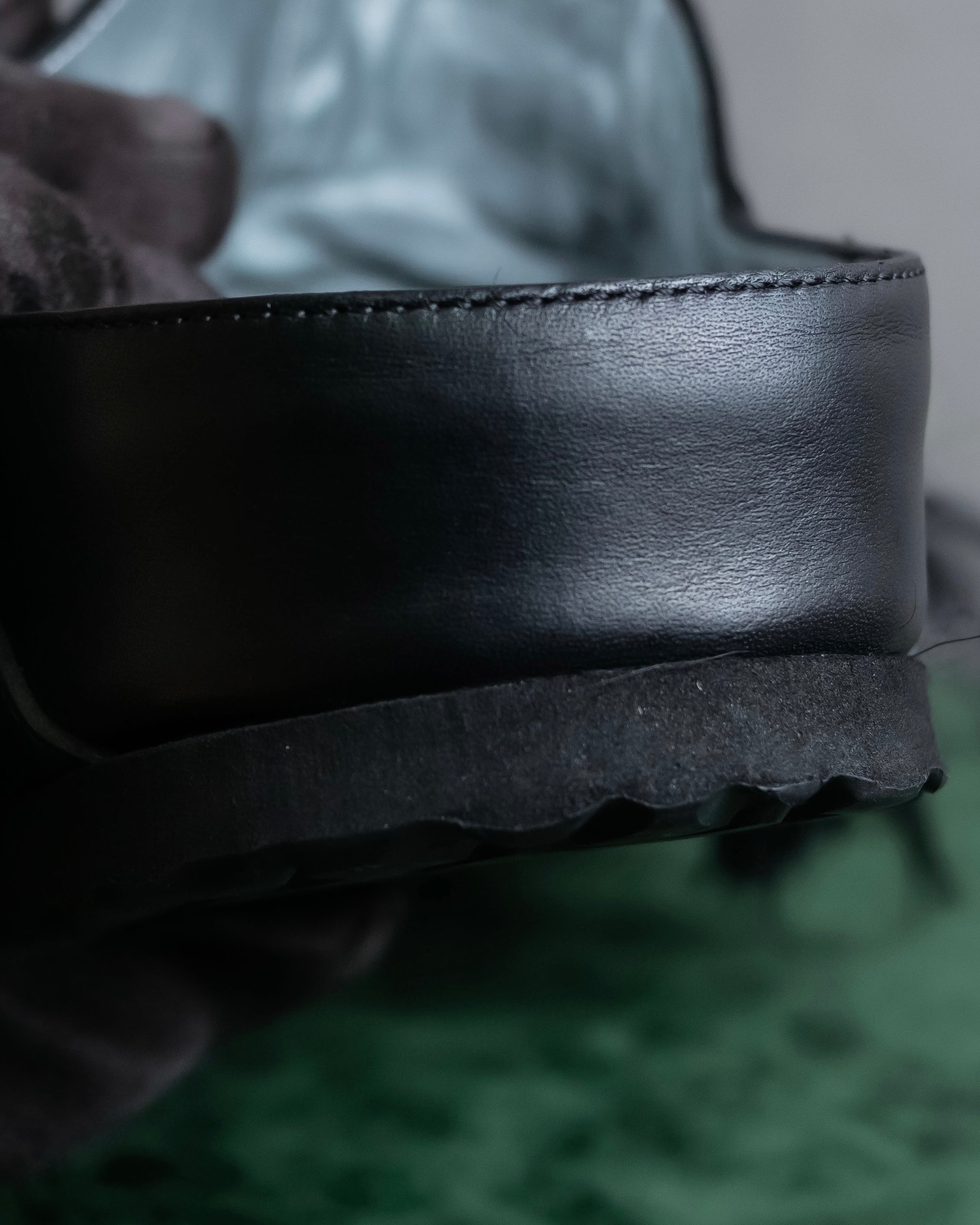 "LONGCHAMP" Fur & stud design chunky sole slip ons shoes