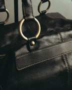 "Valerio Valeriani" 00's-10's Convertible leather Boston bag