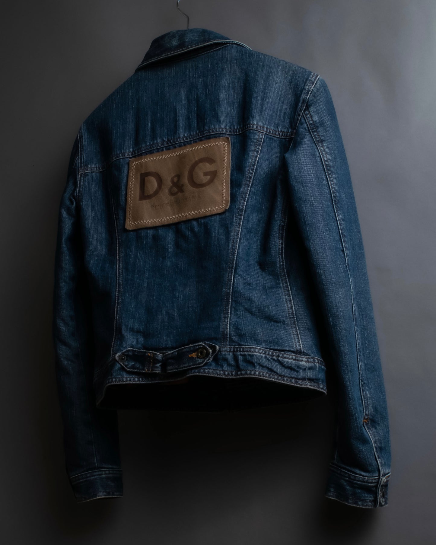 "Dolce & Gabbana" Cutting stitch detail denim jacket