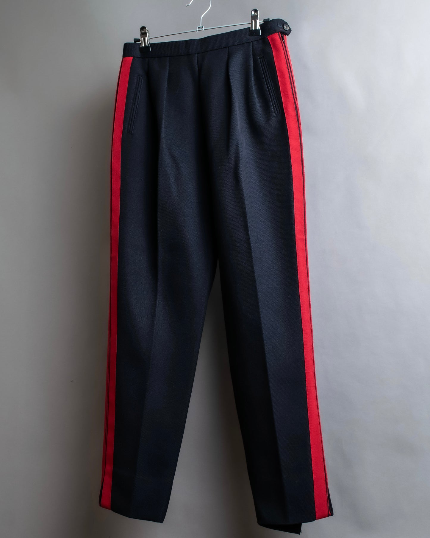 "MAISON MARGIELA" 17AW side track line hem wool slacks