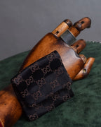 "GUCCI" Hammered texture square dome silver ring