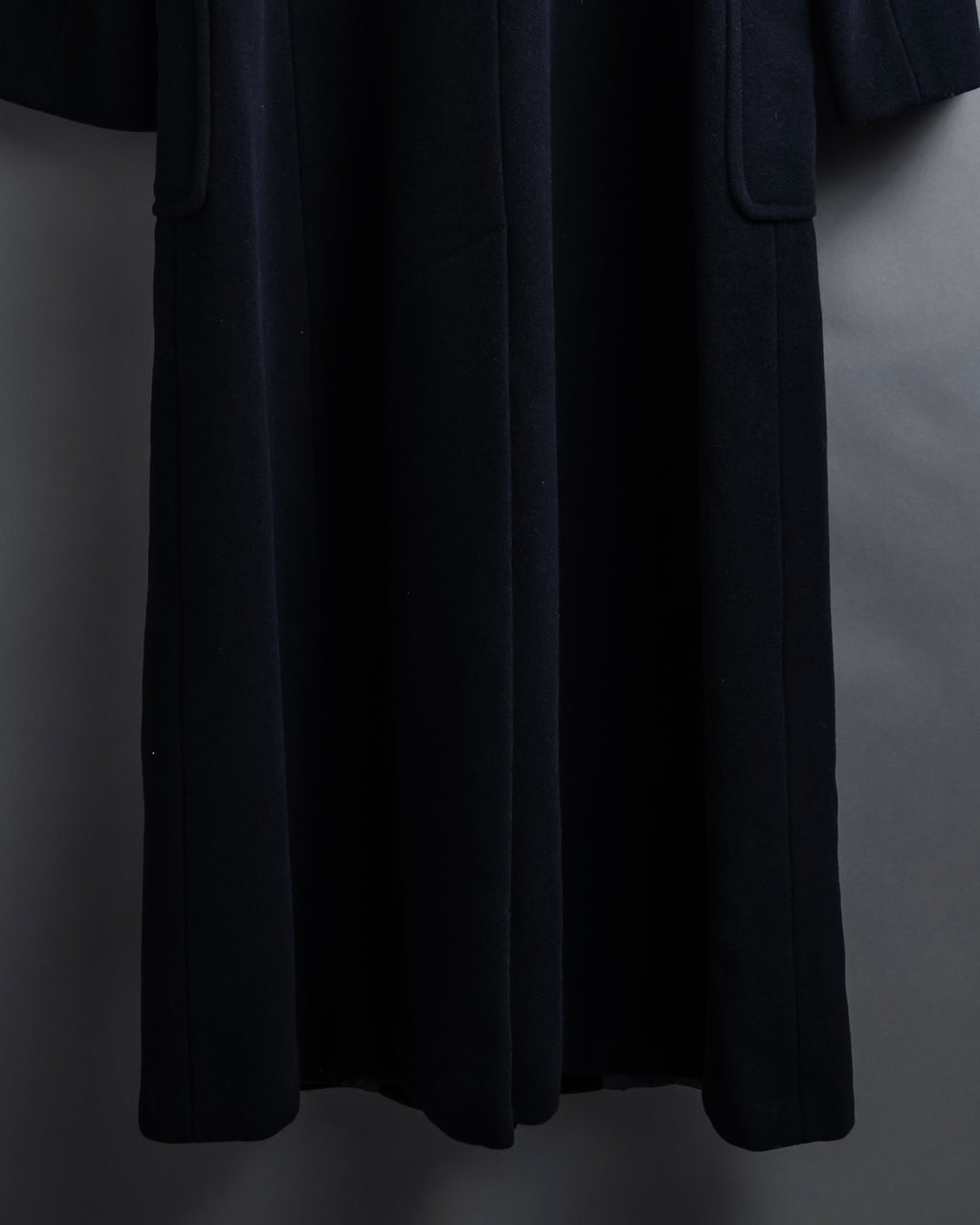 "MAX&Co." Straight fitting super maxi-length chester coat