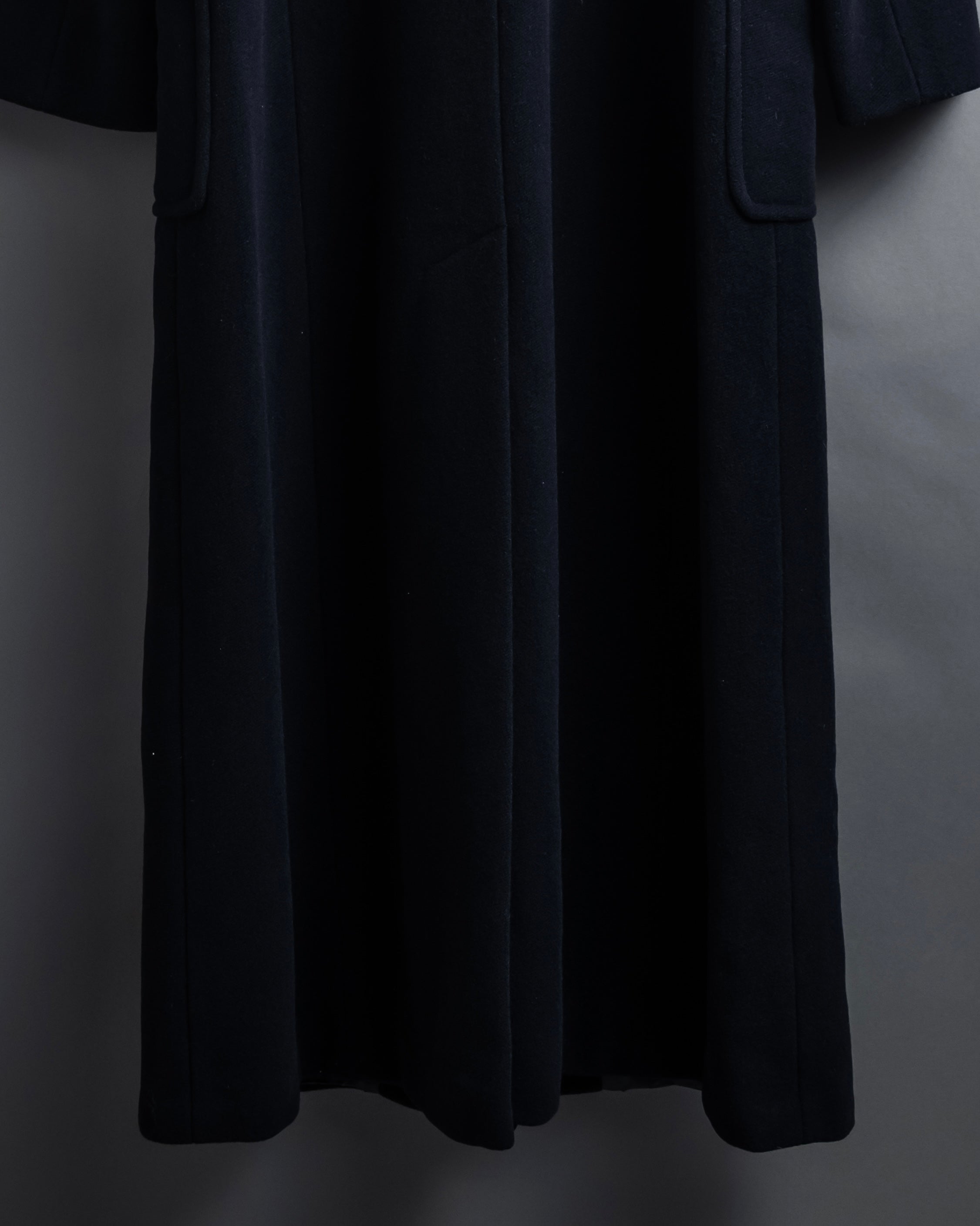 "MAX&Co." Straight fitting super maxi-length chester coat