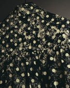 "Christian Dior" 80's-90's Elegant printed silk blouse