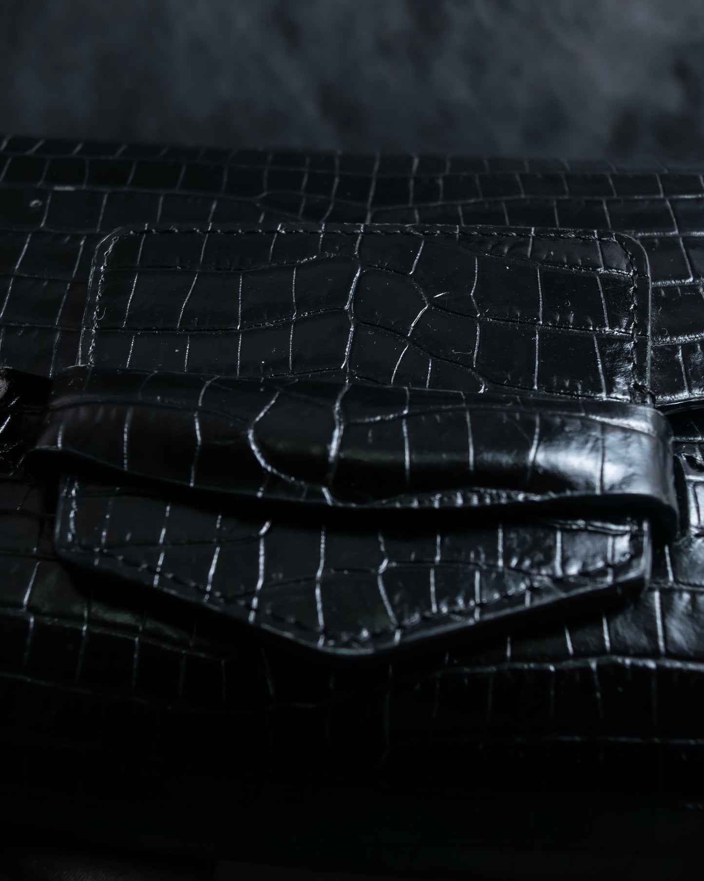 "DRIES VAN NOTTEN" Crocodile leather shoulder bag