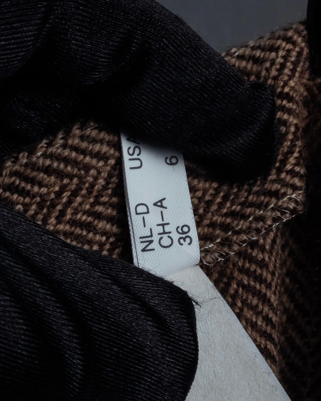 "FENDI" Velvet switching design herringbone set up