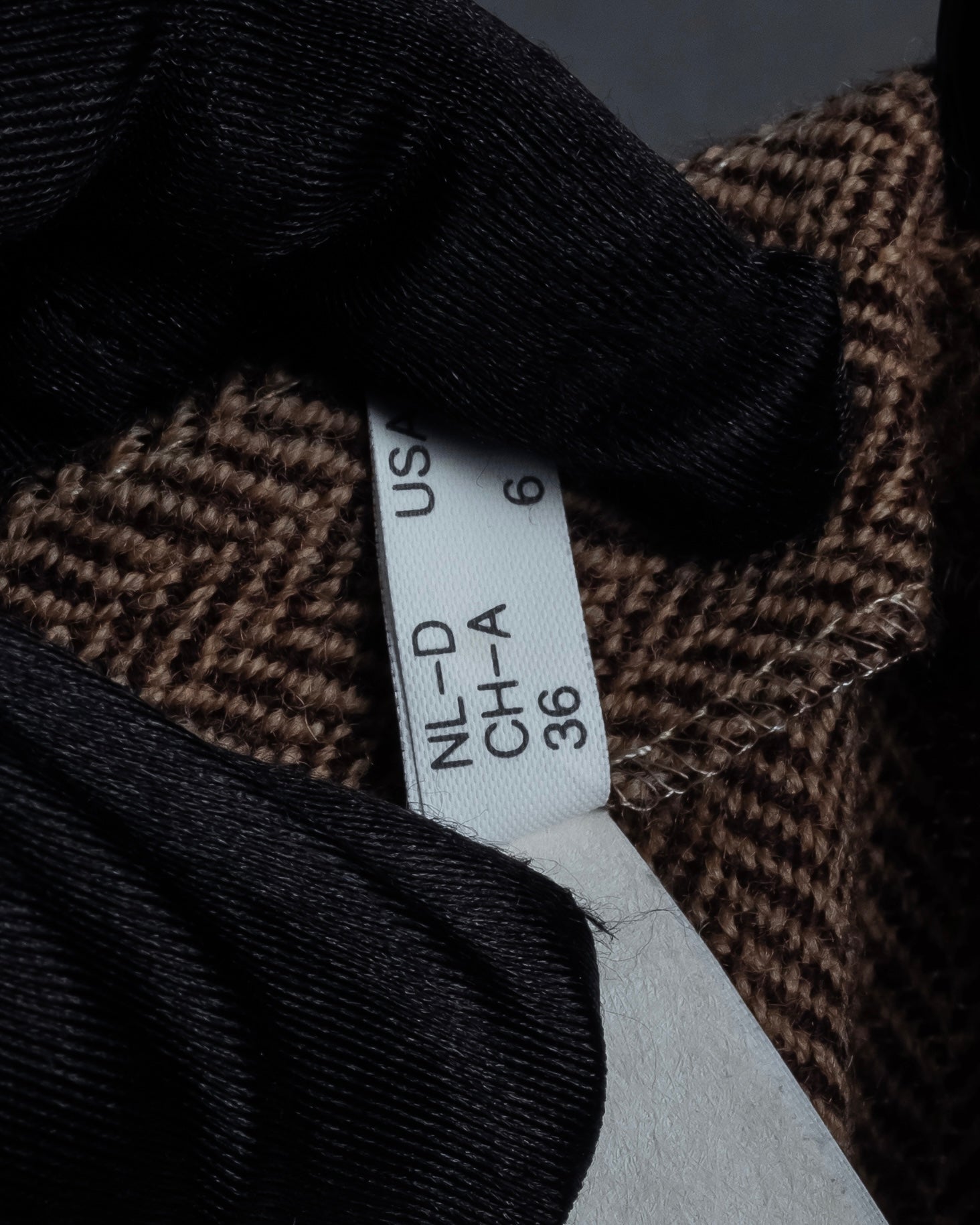 "FENDI" Velvet switching design herringbone set up