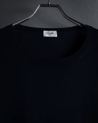 "CELINE" Hedi Slimane design compact silhouette wool knit