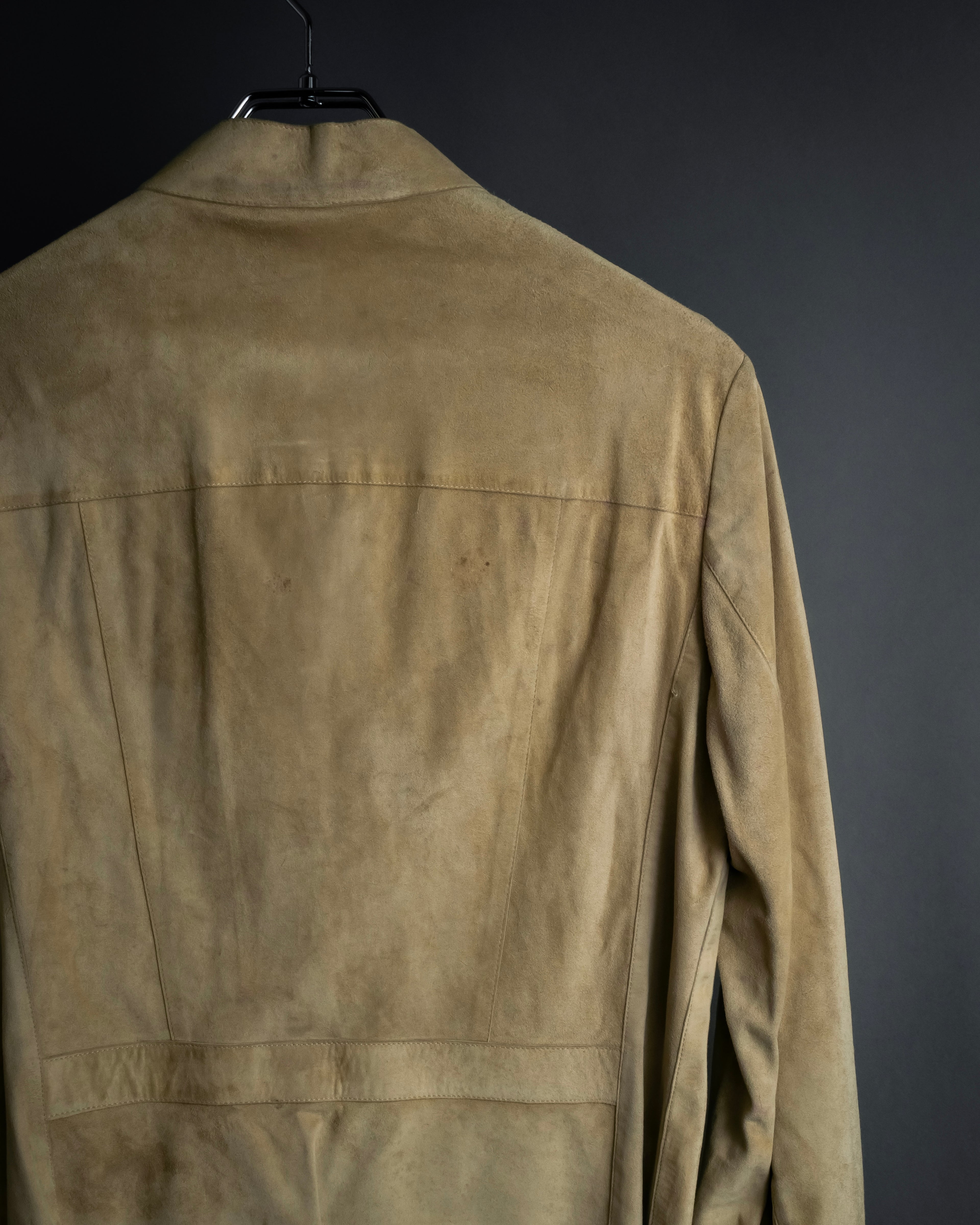 "GUCCI" Sand beige suede set up