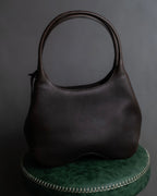 "Sergio Rossi" Flexible leather one-handle bag