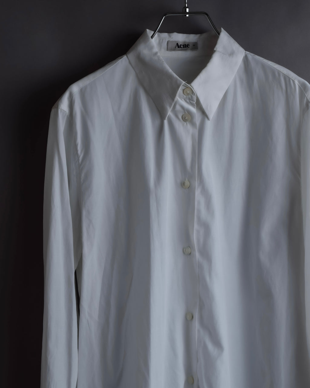 "Acne" Ribbon slit back design shirt