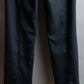 "VERSACE" Wide tapered silhouette no pleats slacks