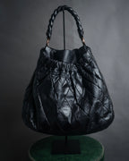 -SPECIAL- “miu miu” 2008-2012 Matelassé braided handle hobo bag