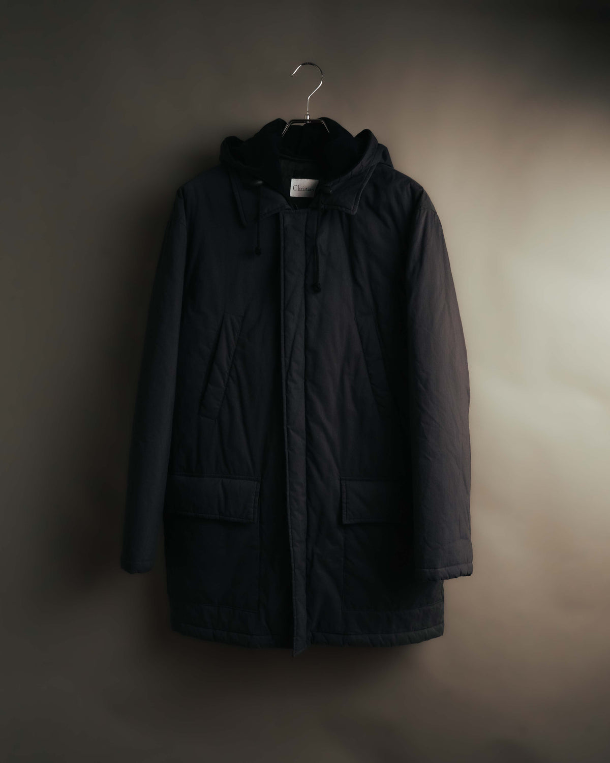 "Christian Dior" 90's functional hooded coat with detachable liner