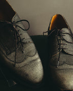 "J.M. WESTON" 2010's Prince of wales checked derby shoes