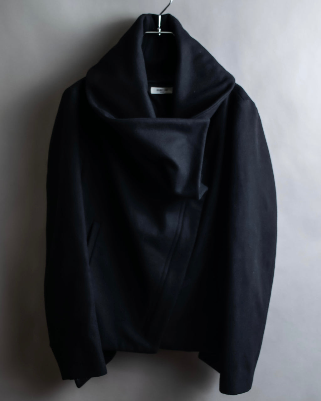 "HELMUT LANG" Short length wool riders jacket
