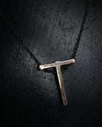 “TIFFANY & CO.” 90’s-00’s Peretti sculpted crucifix pendant