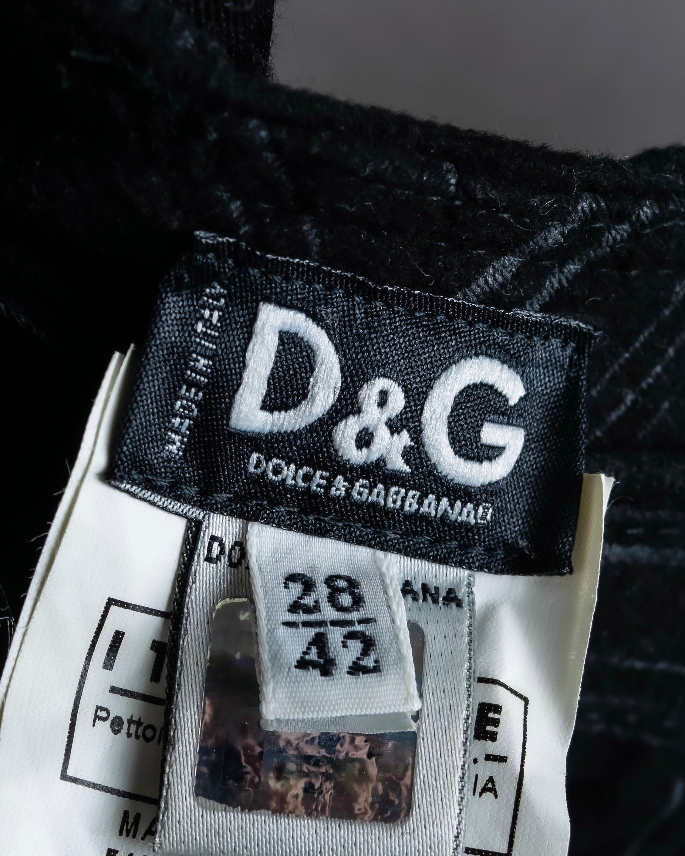 "DOLCE &amp; GABBANA" Pinstripe double-finished slacks