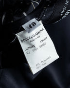 "Dolce & Gabbana" Silk design double-breasted tailored jacker