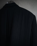 "GIORGIO ARMANI" 90’s pinstripe soft-tailored suit set