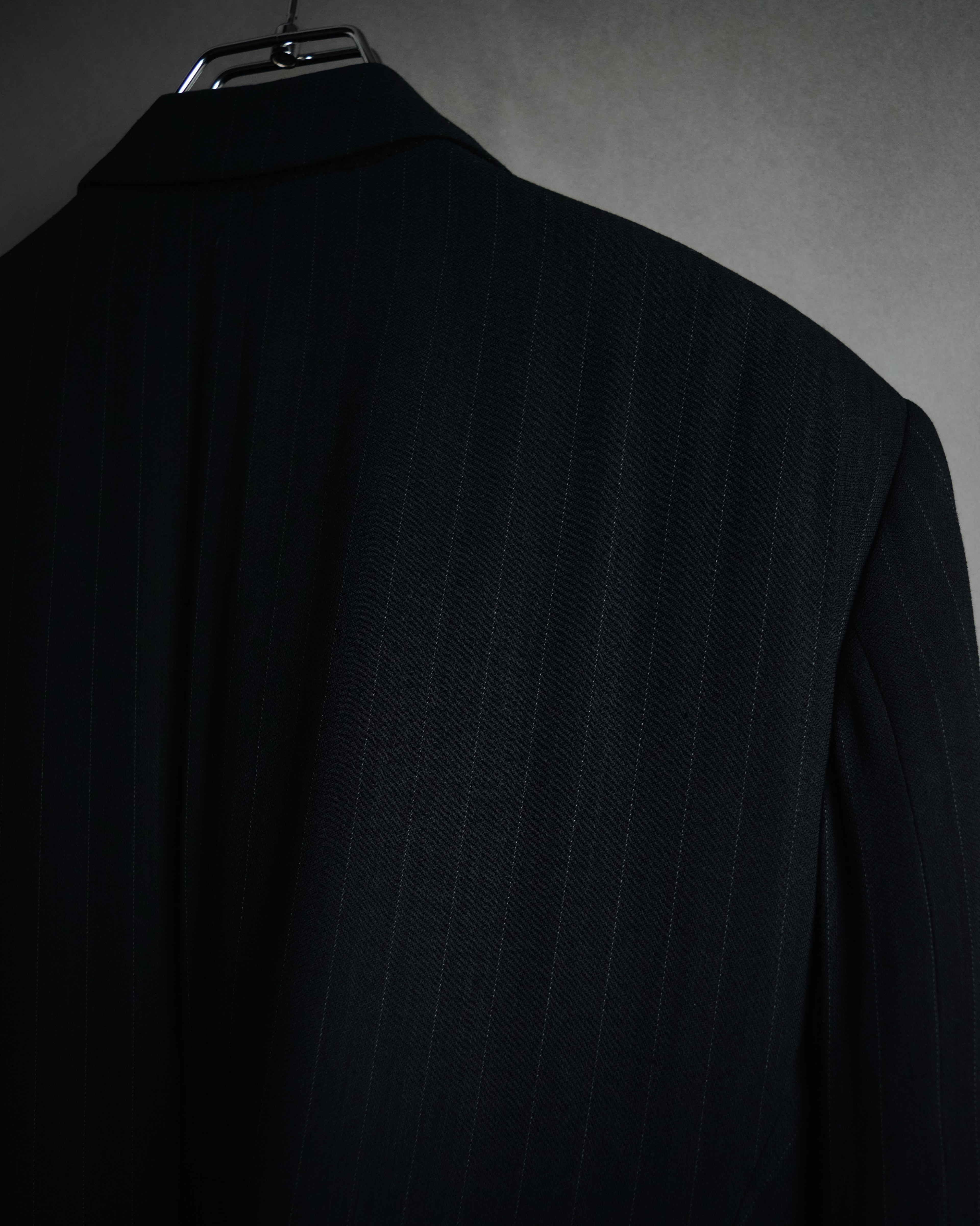 "GIORGIO ARMANI" 90’s pinstripe soft-tailored suit set