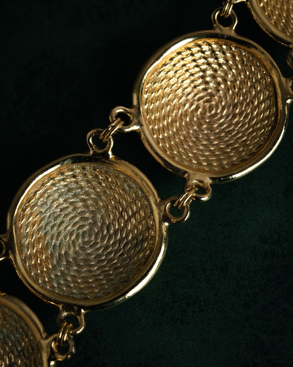 “Christian Dior” 90’s Medallion motif toggle bracelet