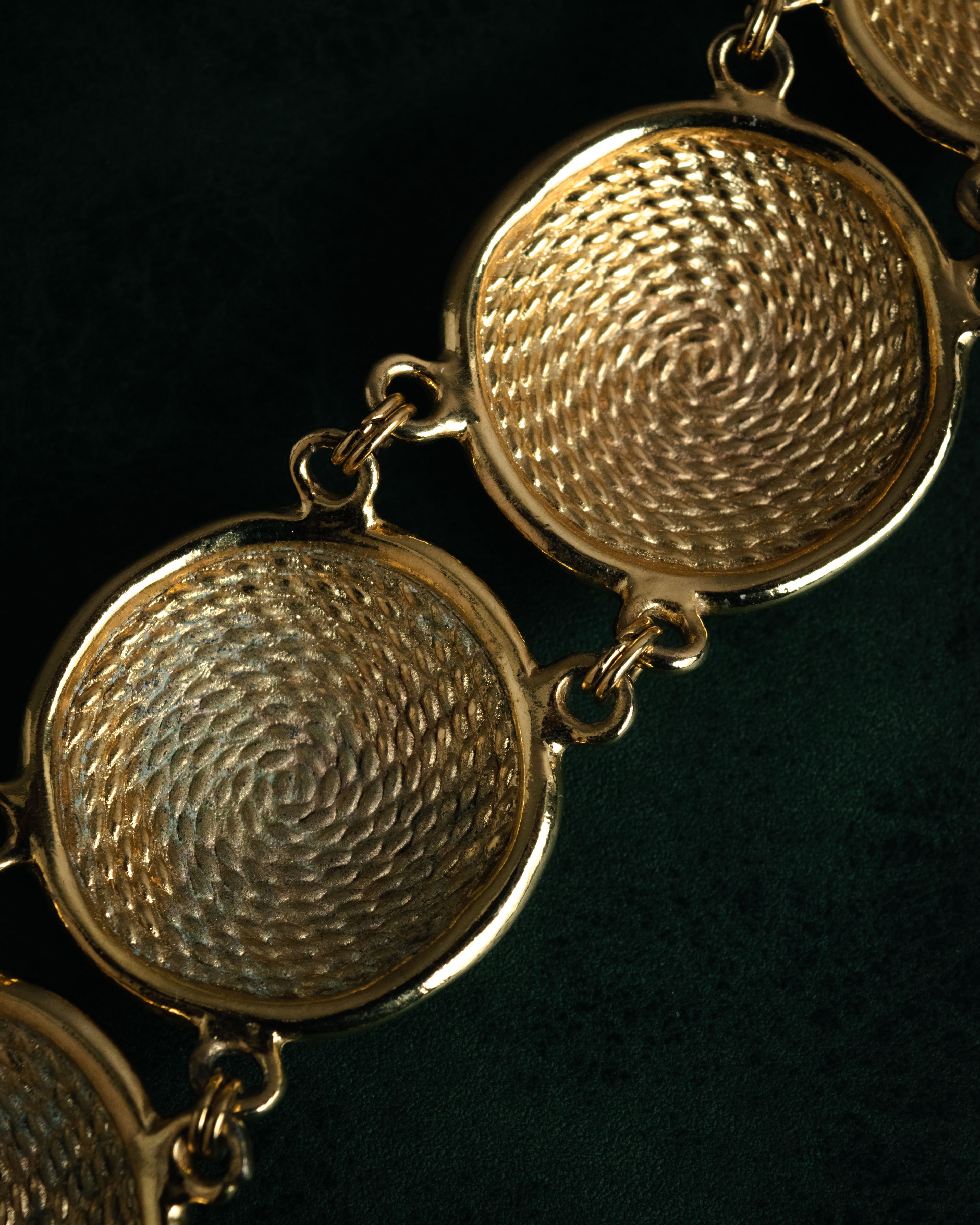 “Christian Dior” 90’s Medallion motif toggle bracelet