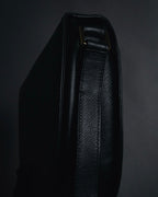 "VALENTINO GARAVANI" 80’s-90’s baroque hardware saddle shoulder bag