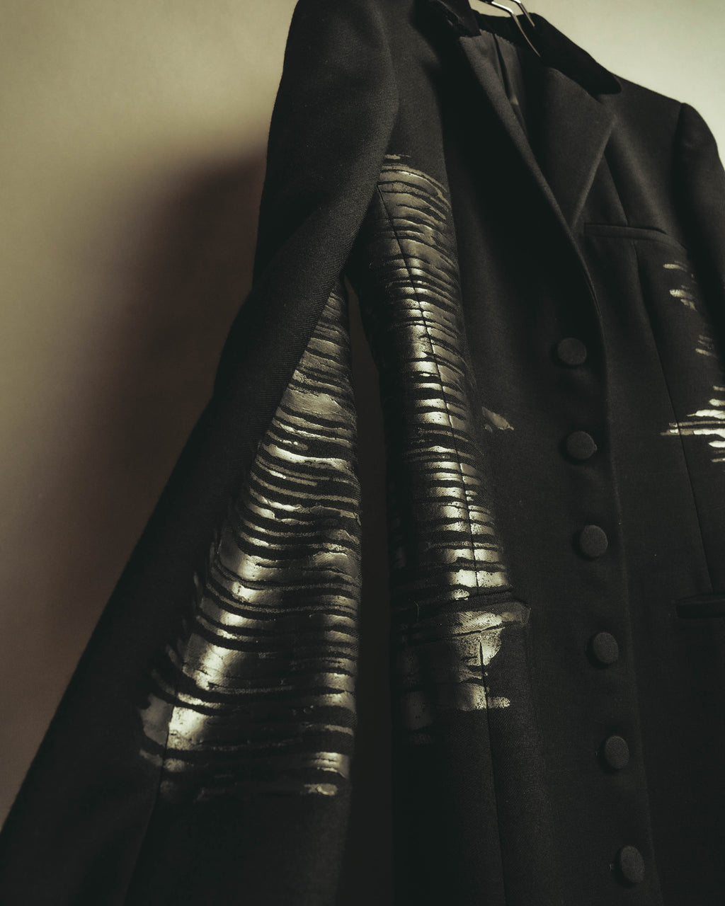 "Bottega Veneta" 90's-00's Sculptural tailored long coat