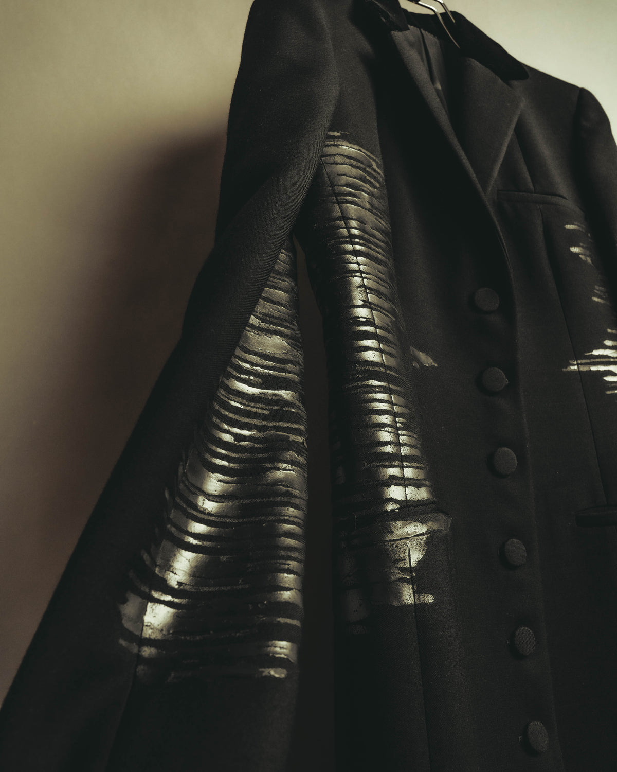 "Bottega Veneta" 90's-00's Sculptural tailored long coat