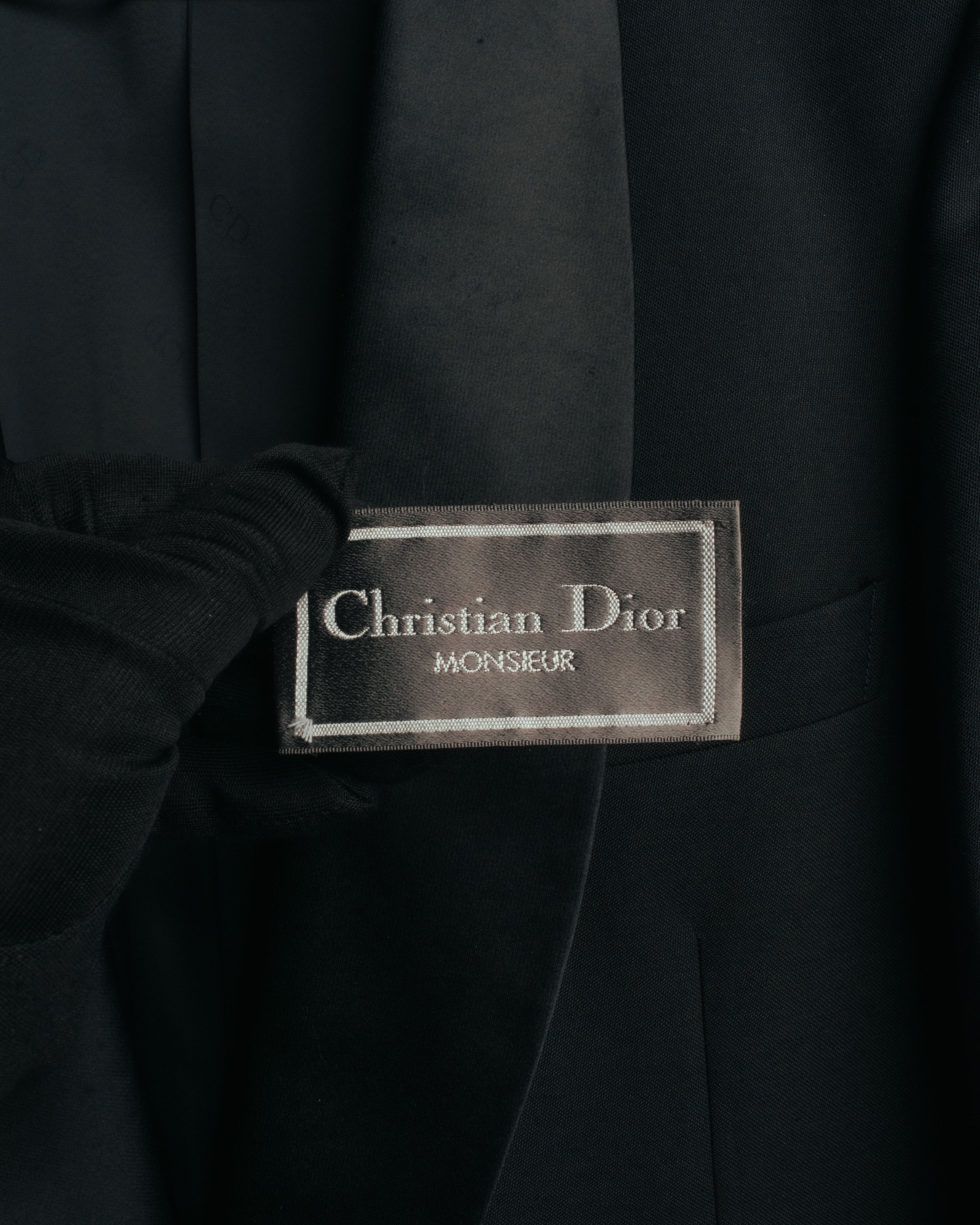 “Christian Dior MONSIEUR” 80’s-90’s Classic black tuxedo set-up