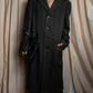 "ARMANI COLLEZIONI" Shoulder width structured oversized herringbone chester coat