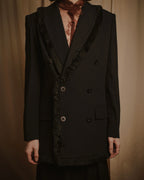–SPECIAL– "Christian Dior"
98SS fringed peak lapel double breasted jacket