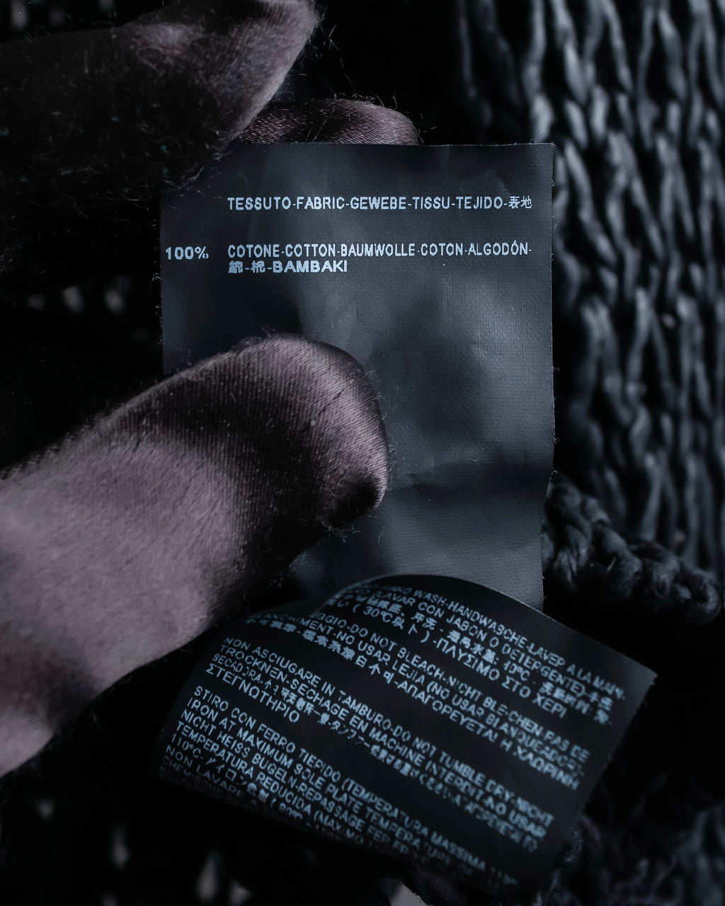 "BALENCIAGA" Cotton special low gauge summer knit