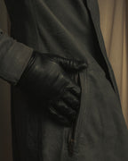 -SPECIAL- "Rick Owens" 13AW Ribbed leather zip-up jacket