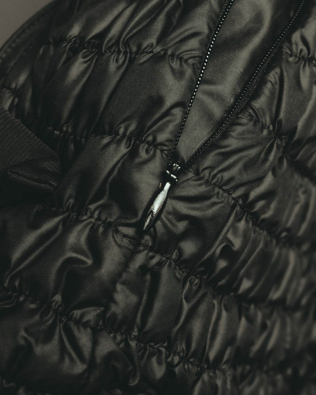 "ARMANI COLLEZIONI" 00's-10's Sculptural ruched zip-up jacket