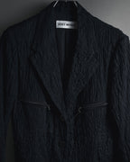 "ISSEY MIYAKE" 98SS Cotton shrunken tailored jacket