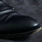 "LOUIS VUITTON" Belted hole design leather shoes