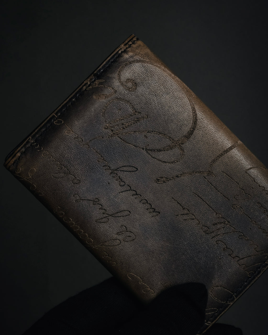 "Berluti" 2012-2018 Scrit patina Venezia leather card case