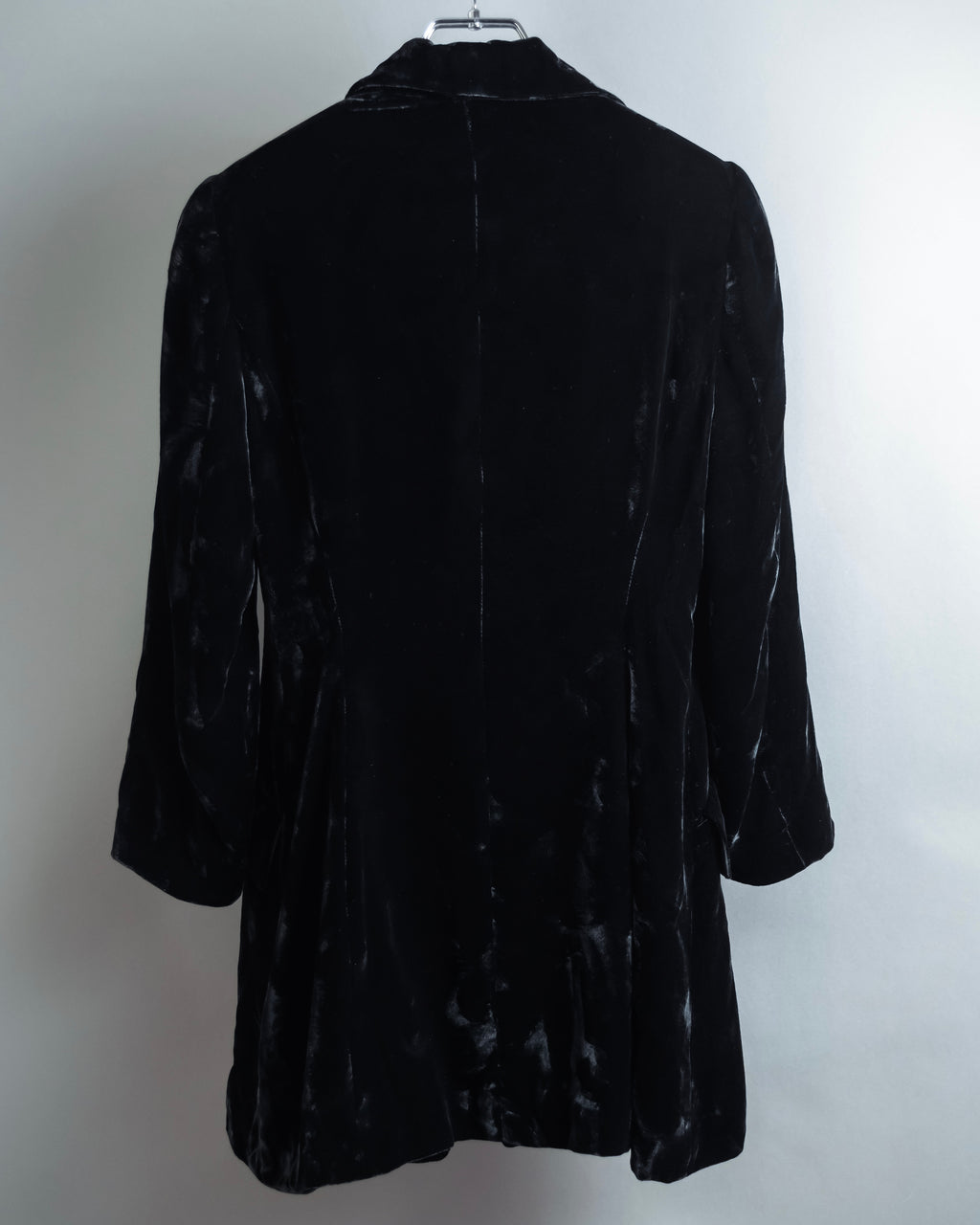 "ERREUNO" Relaxed tailored velour jacket