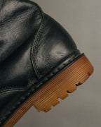 “COMME des GARÇONS HOMME”
00’s-10’s Double buckle leather combat boots