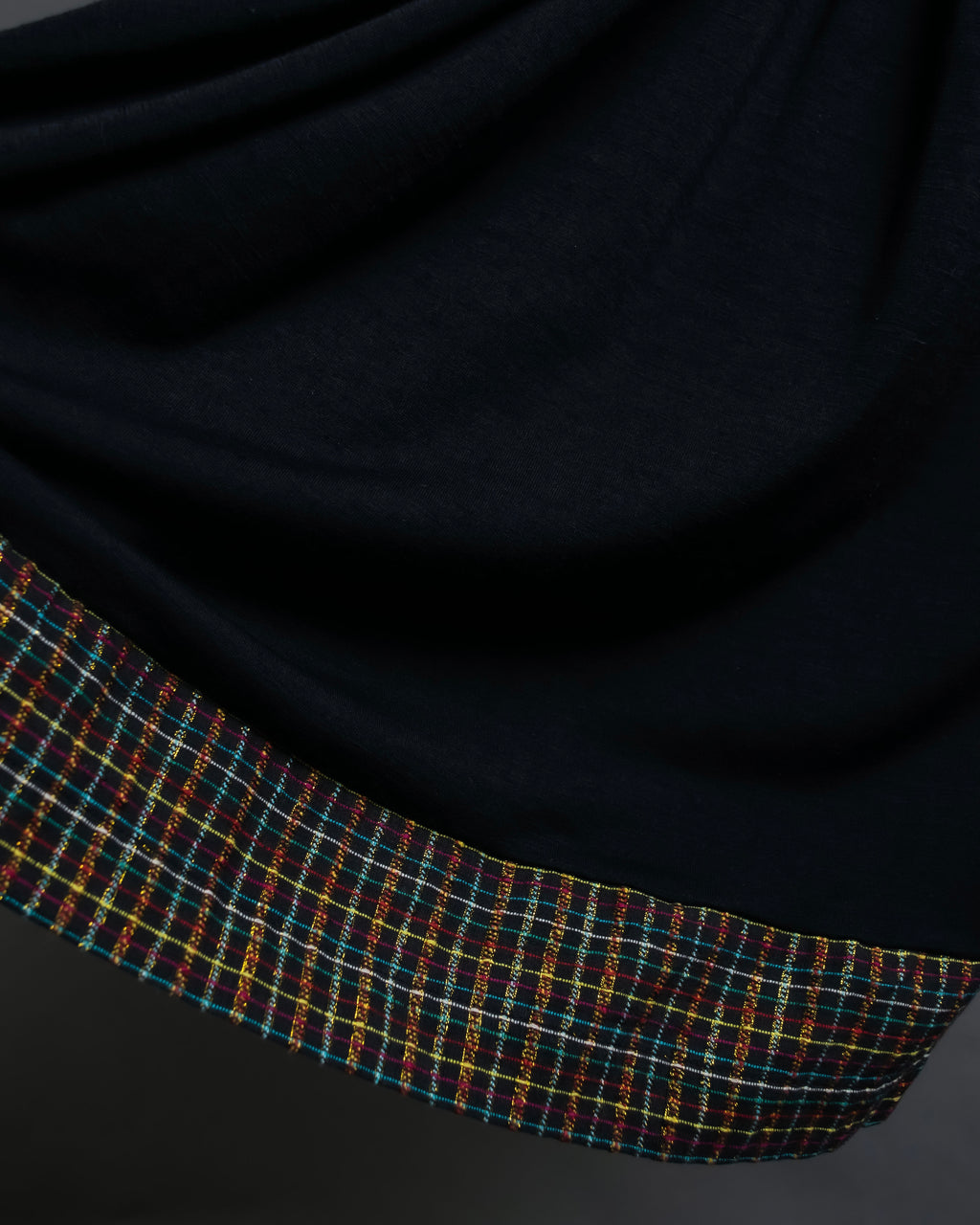 “JUNYA WATANABE” narrow waist  lame designed hem long dress